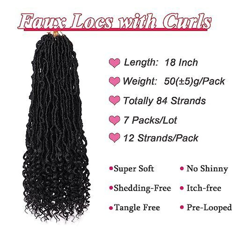 Premium faux locs (7 Packs)