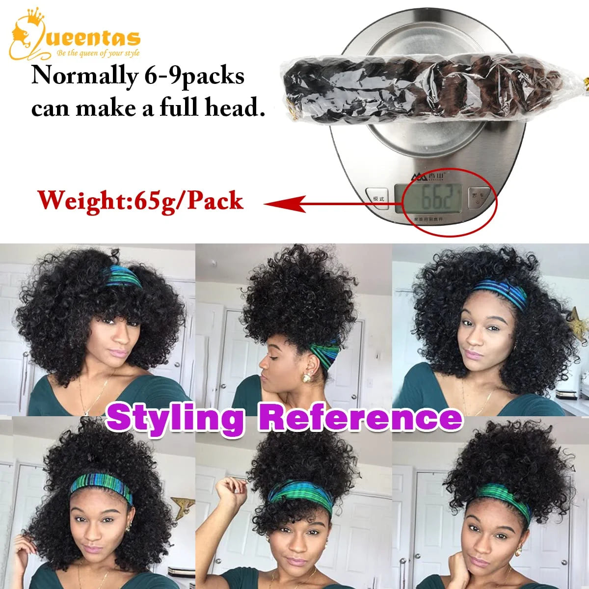 8' Passion Twist Crochet Hair 2 Packs 